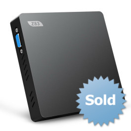 Комп'ютер Mini Z83-V Fanless Mini PC Desktop, Supports Windows 10 Intel Atom x5-Z8350 Quad-Core, 1.44 GHz up to 1.92 GHz, 2GB 