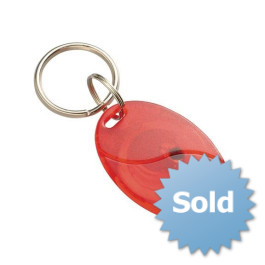 RFID ABS Брелок AB0005 світло блакитний + білий / I CODE 2