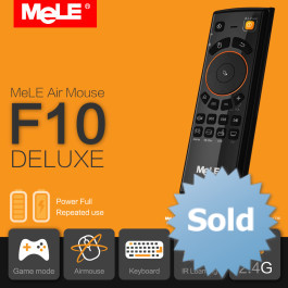 Mele F10 DELUXE Бездротова миша, клавіатура, пульт ДК Mele F10 DELUXE, гіроскоп, 2.4G, IR-learning