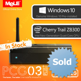 Компьютер Міні ПК MeLE PCG03 Quad Core HTPC Atom Z3735F 2GB RAM 1080P HDMI 1.4 VGA LAN WiFi Bluetooth Windows 10