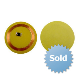 RFID светлый ПВХ монеты метки TK4100 OD30mm W / наклейки