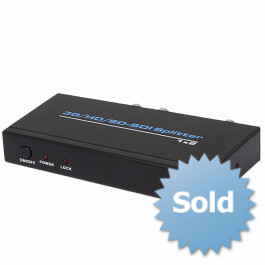 Спліттер SDI 1х2 SDI, підтримка SD-SDI/HD-SDI/3G-SDI