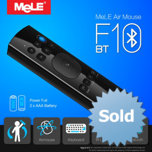 MeLe F10 BT Fly Air Mouse бездротова клавіатура QWERTY Keyboard Remote Control Bluetooth Gyro IR Learning for Android TV Box Notebook PC MAC