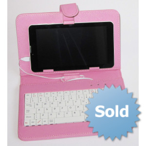 Leather ETUI + Keyboard Tablet 7 inches micro USB