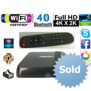 Android Smart TV 4K Box VenBOX ITVm8c, 5 MP Camera, XBMC, S802, Quad Core, KitKat 4.4