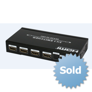 HDMI 1.4 SWITCHER/ПЕРЕМИКАЧ 4x1 з AUDIO + ARC HDS-941A