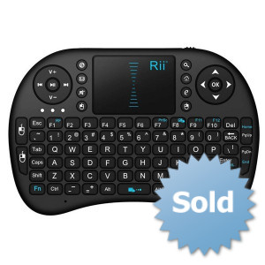 Мультимедійна клавіатура, бездротова Riitek РТ-MWK08 I8 2.4G, сенсорна панель, акумулятор