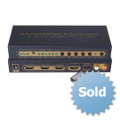 Switch 3x1 Port HDMI/MHL with Audio Extractor 4K ARC Audio EDID setting 5.1CH/ADV/2CH switcher 3x11.4v 3 in 1 out hdmi switcher