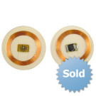 RFID світлий ПВХ монети мітки TK4100 OD25mm