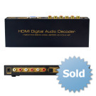 HDMI цифровий декодер/конвертер аудіо HDMI до HDMI + VGA + SPDIF + аналогове 5.1